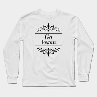 Go Vegan Long Sleeve T-Shirt